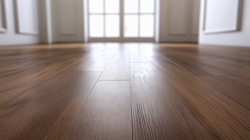 A,Close up,View,Of,A,Wooden,Floor,In,A,Bright